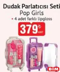 POP GİRLS DUDAK PARLATICISI SETİ indirimli fiyat POP GİRLS DUDAK PARLATICISI SETİ fiyat ve kampanya bilgisi